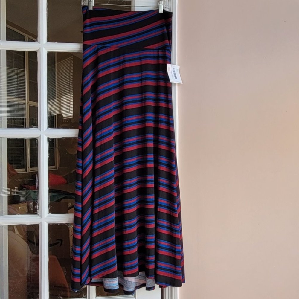LuLaRoe Stripes Maxi Dress Size Small (6-8)